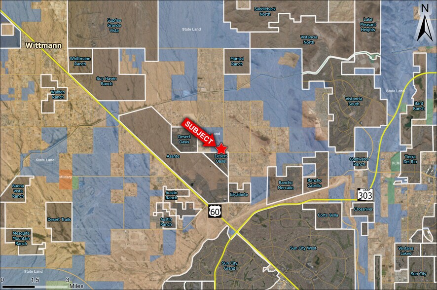 SWC 163rd & Jomax Rd, Surprise, AZ à vendre - Aérien - Image 3 de 6