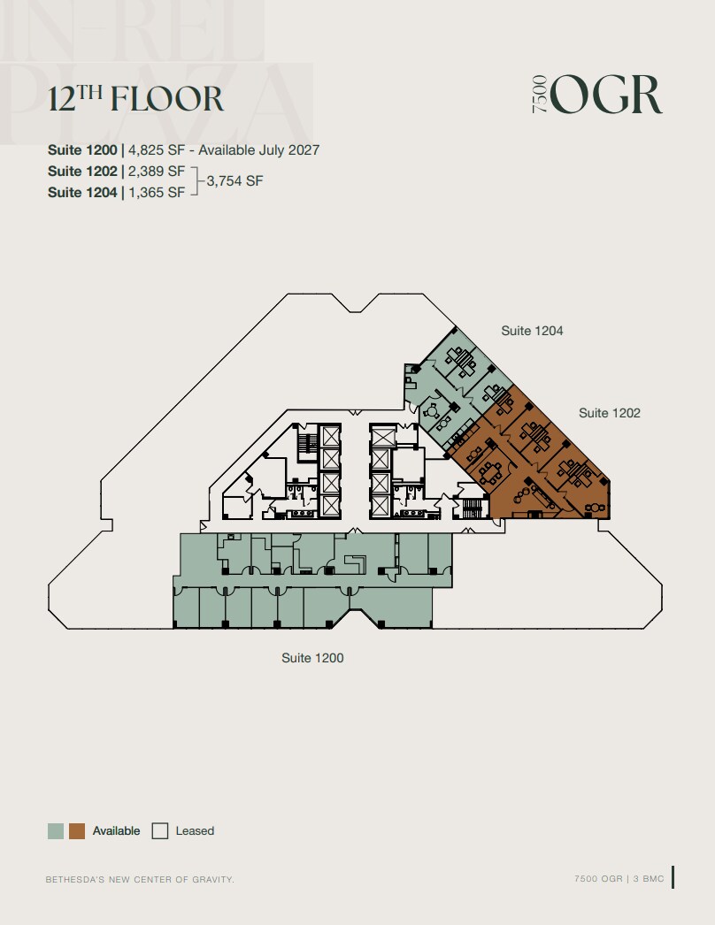 7500 Old Georgetown Rd, Bethesda, MD for lease Floor Plan- Image 1 of 1