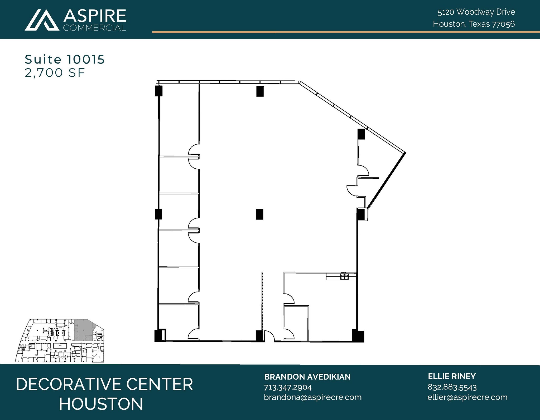 5120 Woodway Dr, Houston, TX for lease Floor Plan- Image 1 of 1