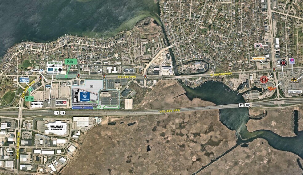 2051 W Broadway, Monona, WI for lease - Aerial - Image 3 of 4