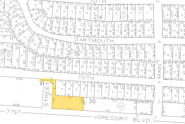 114 W Gregory Blvd, Kansas City, MO for lease - Plat Map - Image 2 of 2