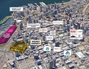 547-549 9th Ave, San Diego, CA - Aerial  map view