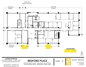 1903 Central Dr, Bedford, TX à louer Plan d’étage- Image 1 de 1