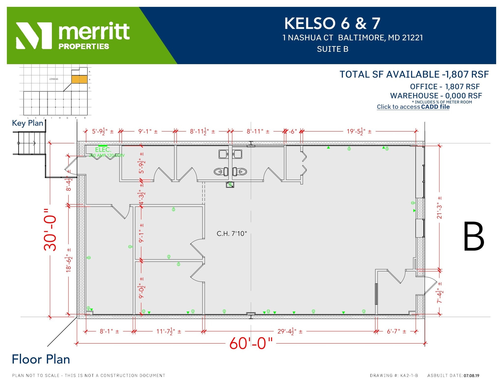 8841-8867 Kelso Dr, Essex, MD à louer Plan d’étage- Image 1 de 1