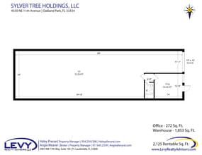 4530-4534 NE 11th Ave, Oakland Park, FL for lease Floor Plan- Image 2 of 2