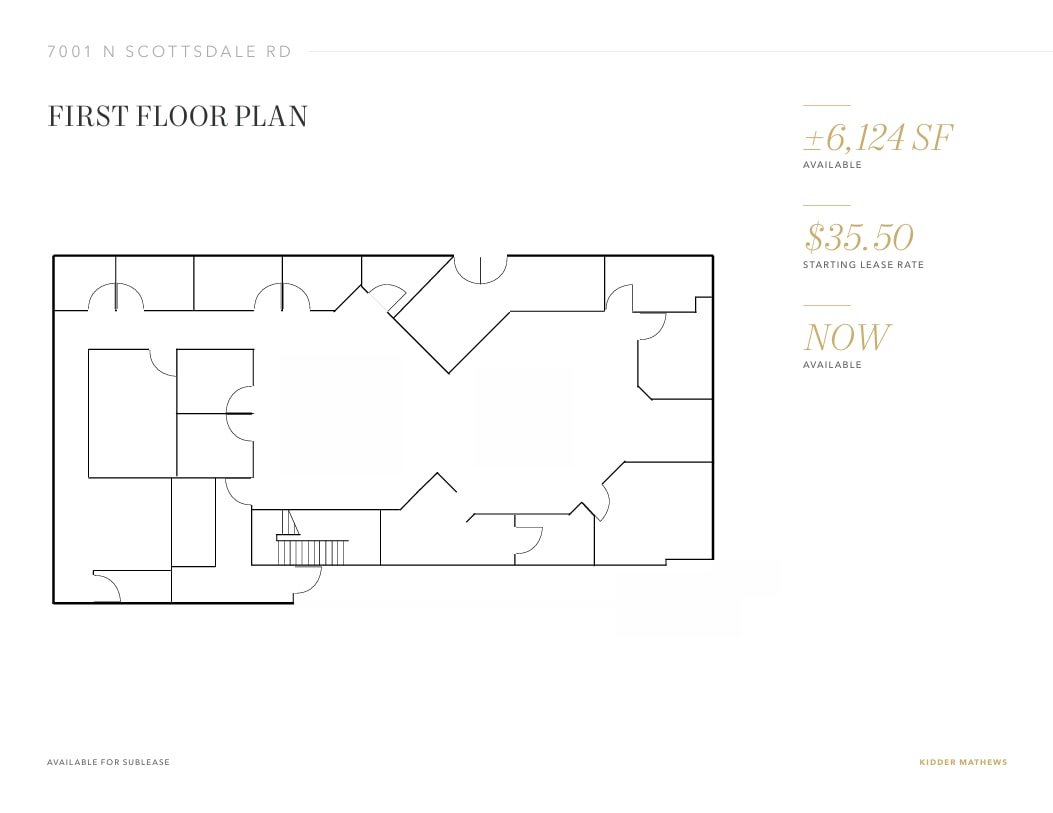 7001 N Scottsdale Rd, Scottsdale, AZ for lease Floor Plan- Image 1 of 1