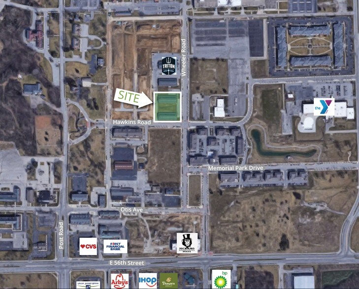 5738 Wheeler Rd, Indianapolis, IN à louer - Aérien - Image 2 de 2