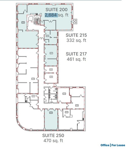 10113 104th St NW, Edmonton, AB à louer - Plan d’étage - Image 3 de 4