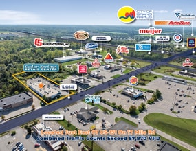 4116 17 Mile Rd NE, Cedar Springs, MI - AERIAL  map view - Image1