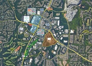 6395 McGinnis Ferry Rd, Johns Creek, GA - Aérien  Vue de la carte