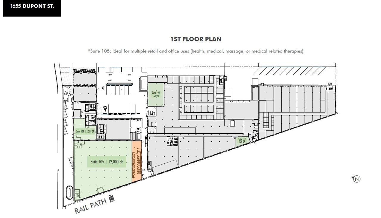 1655 Dupont St, Toronto, ON for lease Floor Plan- Image 1 of 1