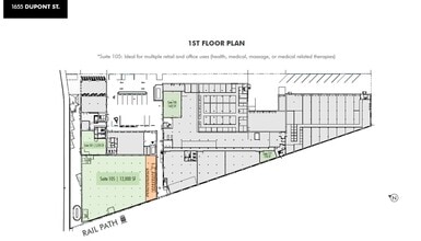 1655 Dupont St, Toronto, ON for lease Floor Plan- Image 1 of 1