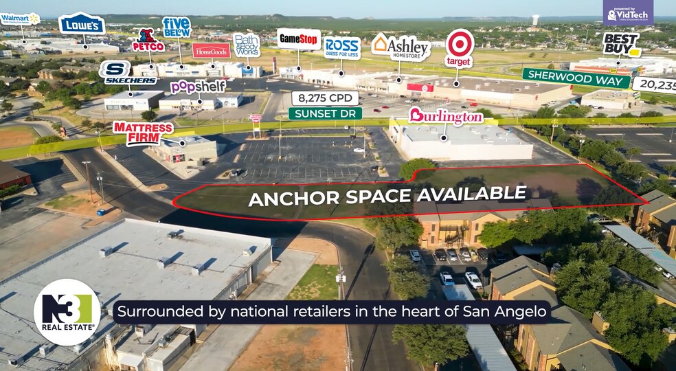 4238 Sunset Dr, San Angelo, TX à louer - Photo du bâtiment - Image 3 de 6