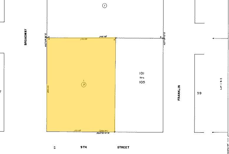 988 Broadway, Oakland, CA à louer - Plan cadastral - Image 2 de 8