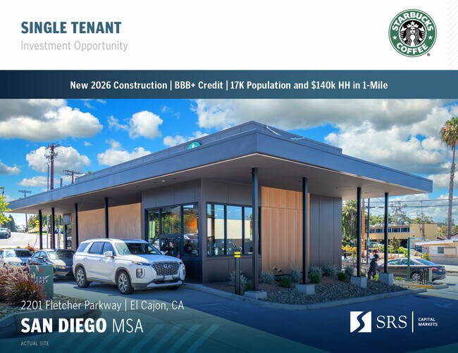 Plus de détails pour 2201 Fletcher Pkwy, El Cajon, CA - Commerce de détail à vendre