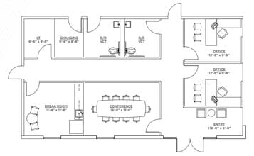 7444 Fairbanks N Houston Rd, Houston, TX à louer Plan d’étage- Image 1 de 1