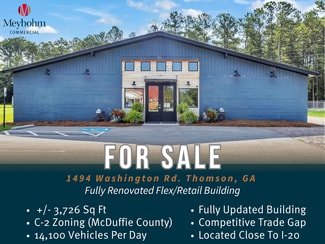 Plus de détails pour 1494 Washington Rd, Thomson, GA - Commerce de détail à vendre