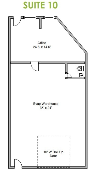 1835 E 6th St, Tempe, AZ à louer Plan d’étage- Image 1 de 1