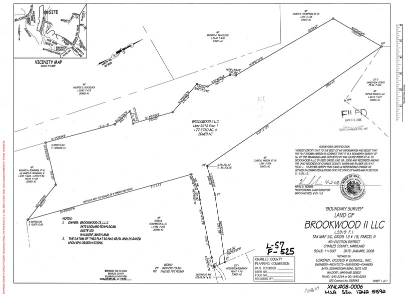 Deer Farm Place, La Plata, MD à vendre - Plan de site - Image 2 de 2