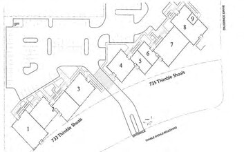 735 Thimble Shoals Blvd, Newport News, VA à louer Plan de site- Image 2 de 3