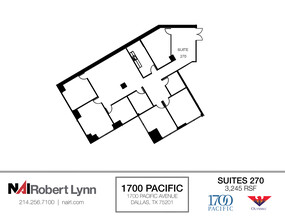 1700 Pacific Ave, Dallas, TX à louer Plan d  tage- Image 1 de 2