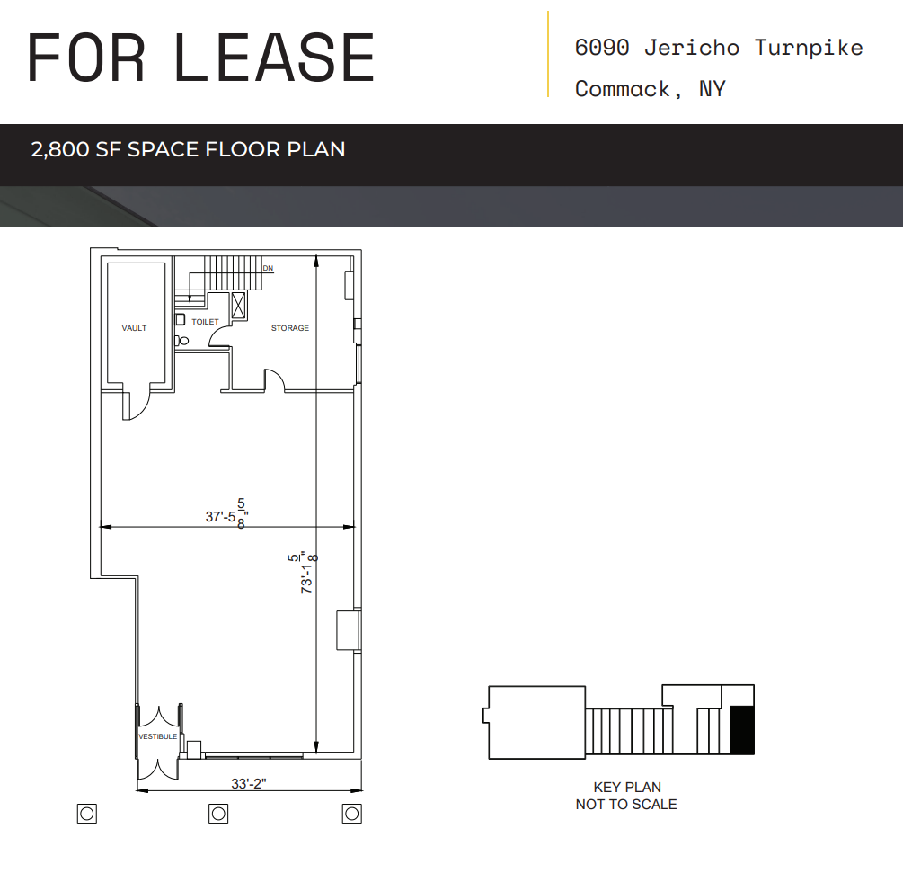 6090-6136 Jericho Tpke, Commack, NY for lease Floor Plan- Image 1 of 1