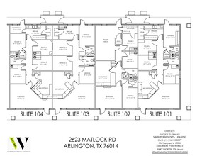 2623 Matlock Rd, Arlington, TX for lease Site Plan- Image 2 of 2