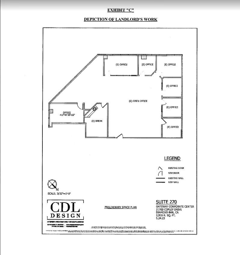21700 Copley Dr, Diamond Bar, CA for lease Floor Plan- Image 1 of 1