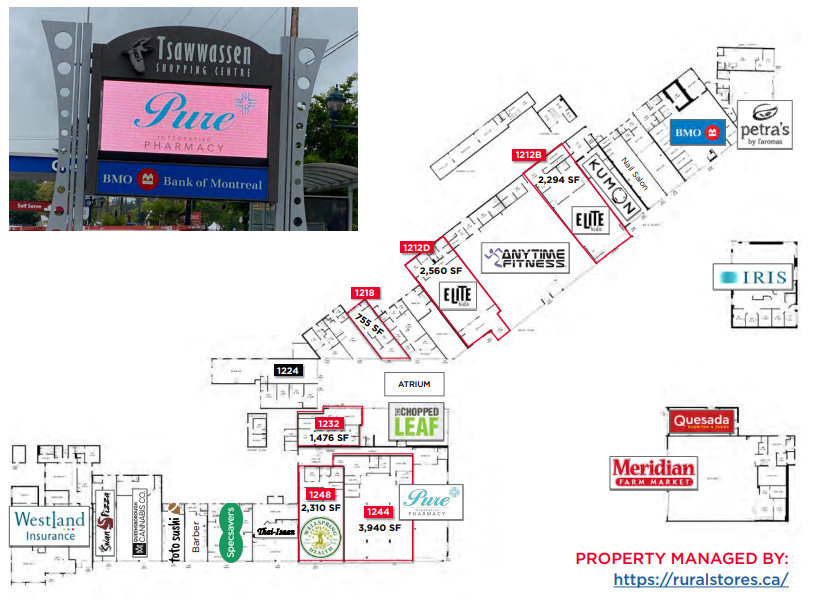 1200-1288 56 St, Delta, BC for lease Floor Plan- Image 1 of 1