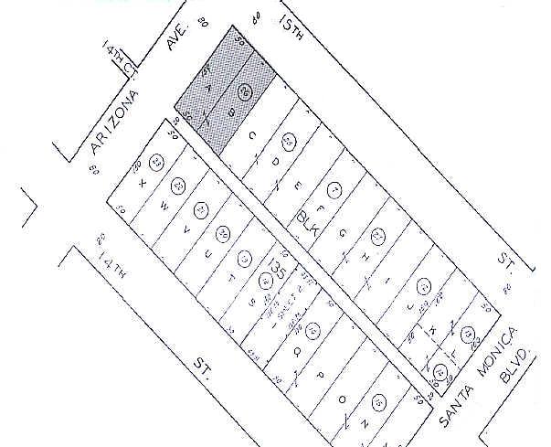 1304 15th St, Santa Monica, CA à louer - Plan cadastral - Image 2 de 7