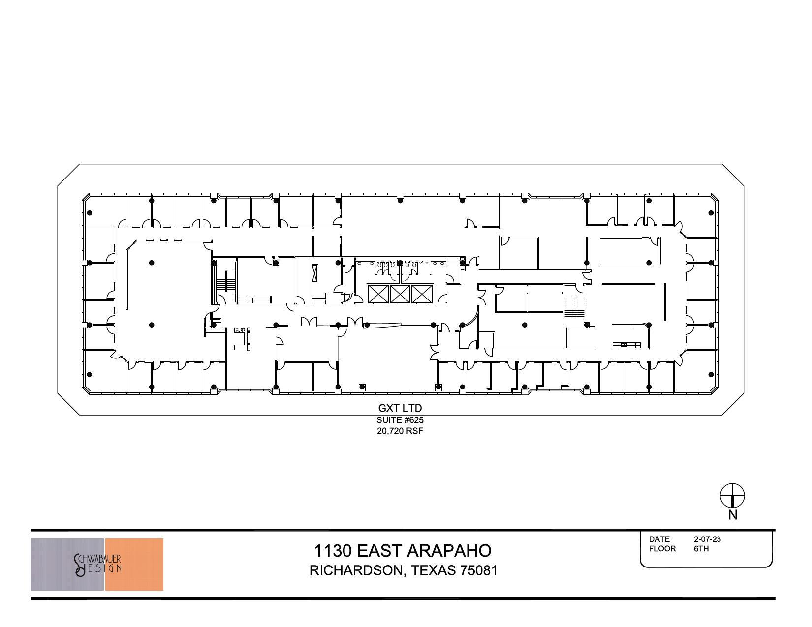 1130 E Arapaho Rd, Richardson, TX for lease Floor Plan- Image 1 of 1