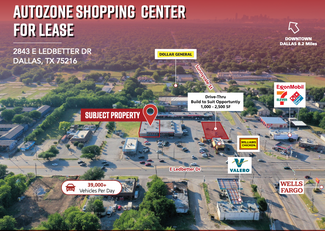 More details for 2843-2849 E Ledbetter Dr, Dallas, TX - Retail for Lease