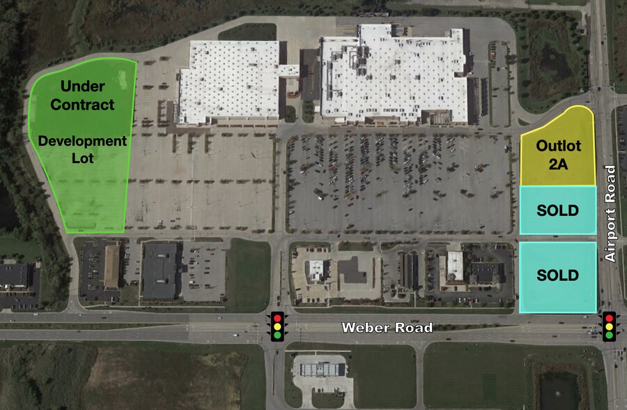 Weber Rd, Romeoville, IL à vendre - Aérien - Image 2 de 3