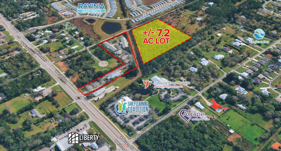 3451-3463 W Midway Rd, Fort Pierce, FL à vendre - Aérien - Image 2 de 17