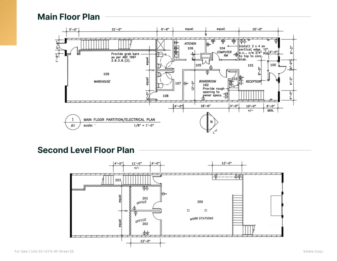 12110 40th St SE, Calgary, AB T2Z 4K6 - Unité 20 - - Plan d’étage - Image 1 of 1