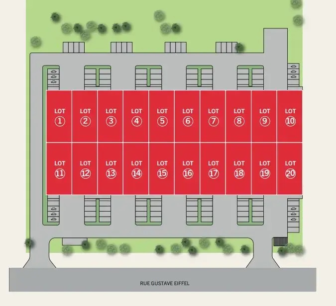 Flex dans Bondoufle à louer Plan d’étage- Image 1 de 1