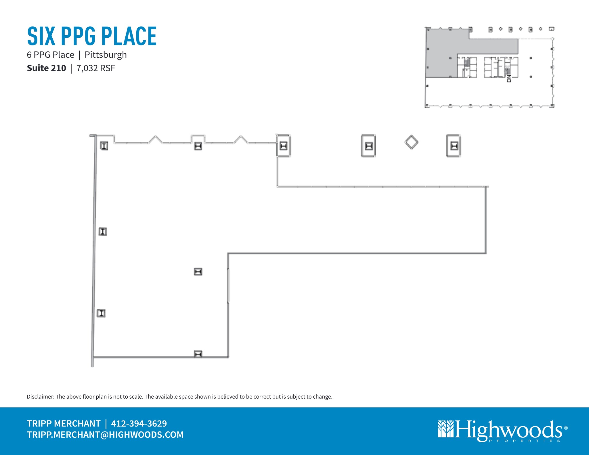 1 PPG Pl, Pittsburgh, PA à louer Plan de site- Image 1 de 1