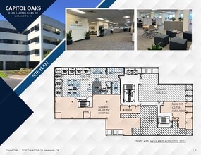 2535 Capitol Oaks Dr, Sacramento, CA à louer Plan d’étage- Image 1 de 1