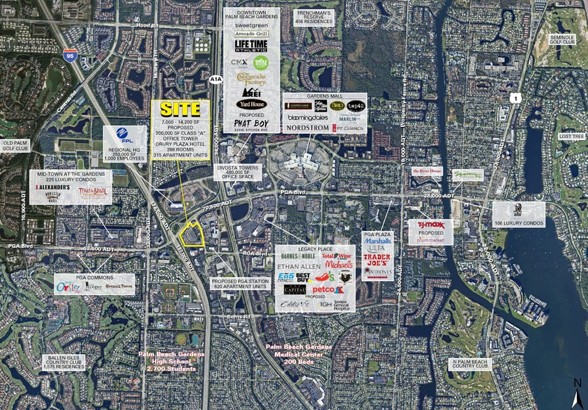 SEQ I-95 & PGA blvd, Palm Beach Gardens, FL for lease - Building Photo - Image 2 of 6