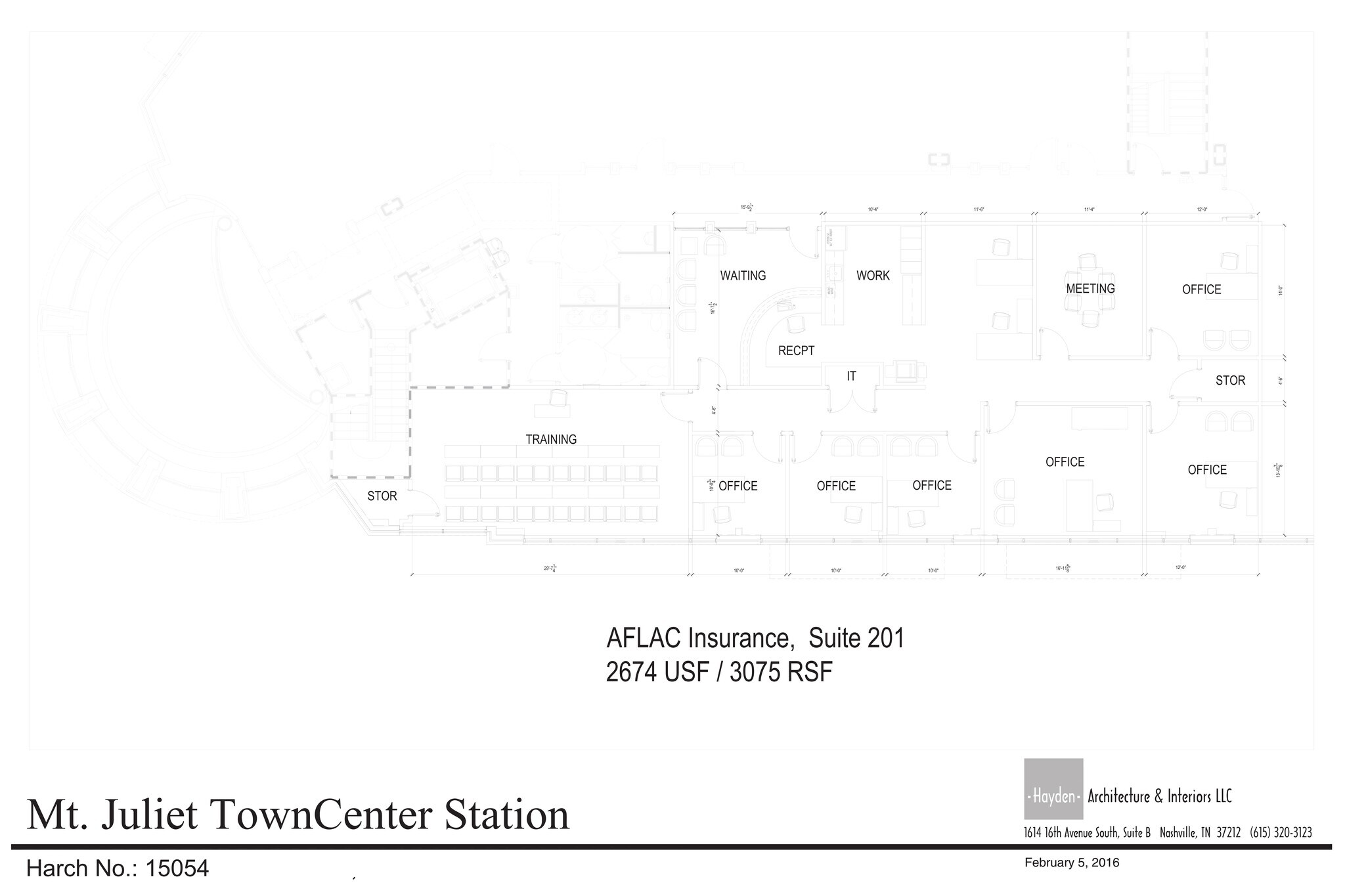 2055 N Mount Juliet Rd, Mount Juliet, TN à louer Plan de site- Image 1 de 1
