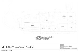 2055 N Mount Juliet Rd, Mount Juliet, TN à louer Plan de site- Image 1 de 1