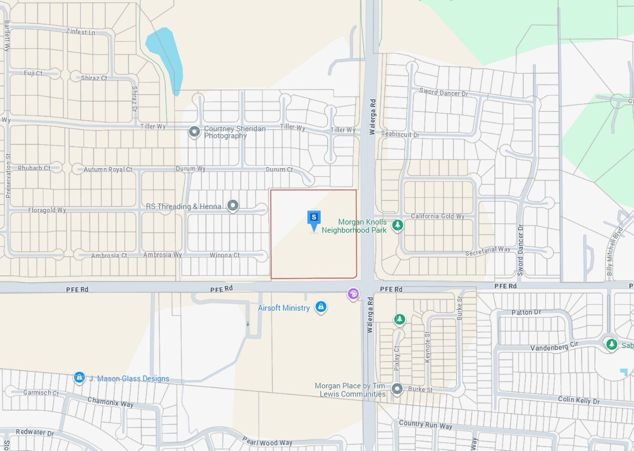 Walerga Rd, Roseville, CA à vendre Plan cadastral- Image 1 de 2