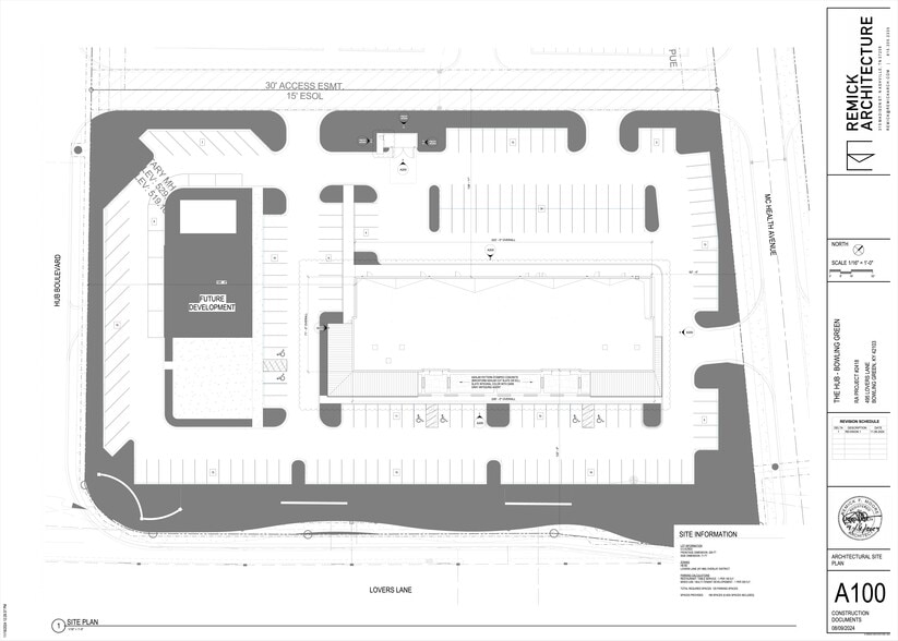 525 Lovers Ln, Bowling Green, KY for lease - Site Plan - Image 1 of 9