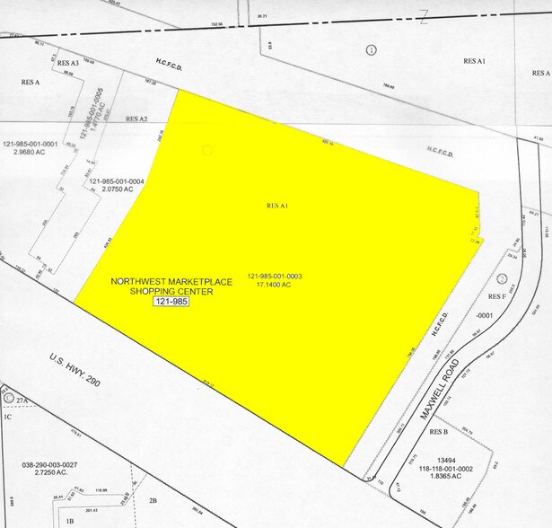 13744-13830 Northwest Fwy, Houston, TX à louer - Plan cadastral - Image 2 de 7