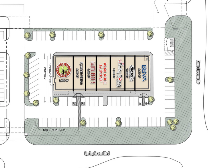 9615 Spring Green Blvd, Katy, TX for sale - Site Plan - Image 1 of 1