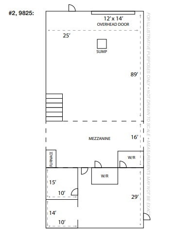 9817-9837 44th Av NW, Edmonton, AB for lease Floor Plan- Image 1 of 1