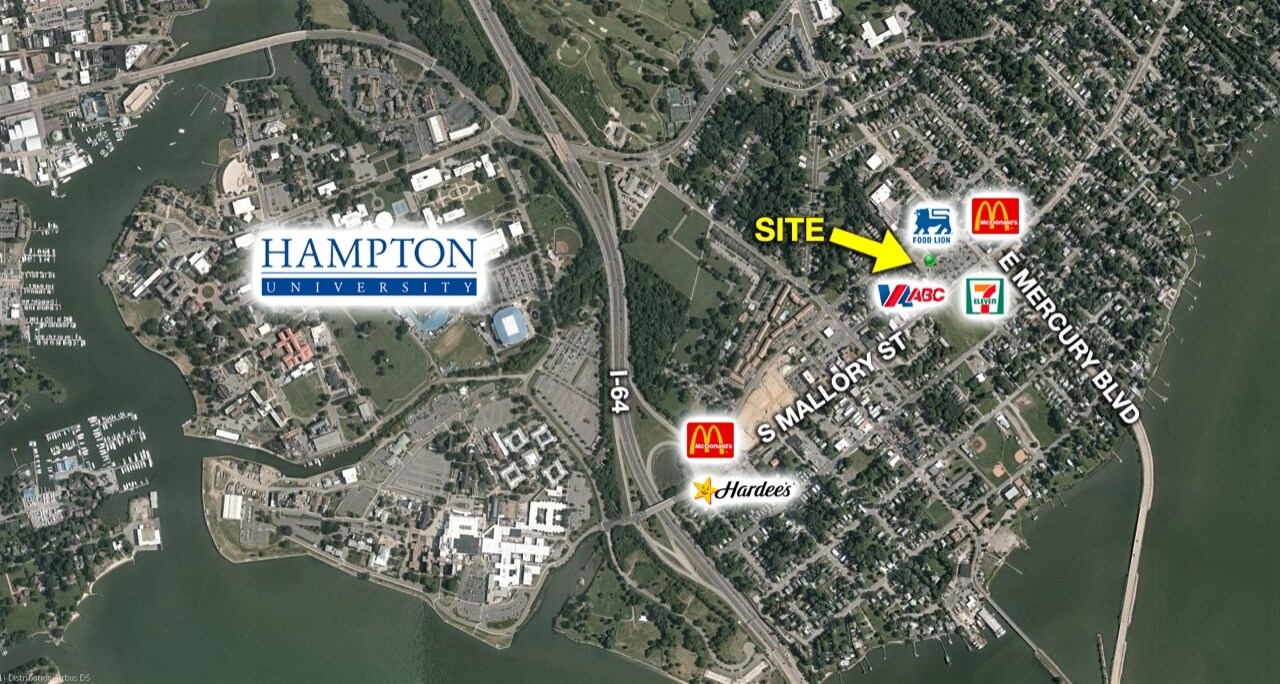 95 N Mallory St, Hampton, VA à vendre Aérien- Image 1 de 3
