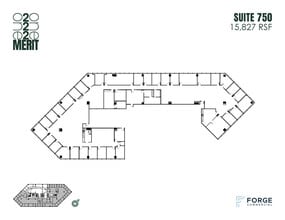 12221 Merit Dr, Dallas, TX à louer Plan d’étage- Image 1 de 1