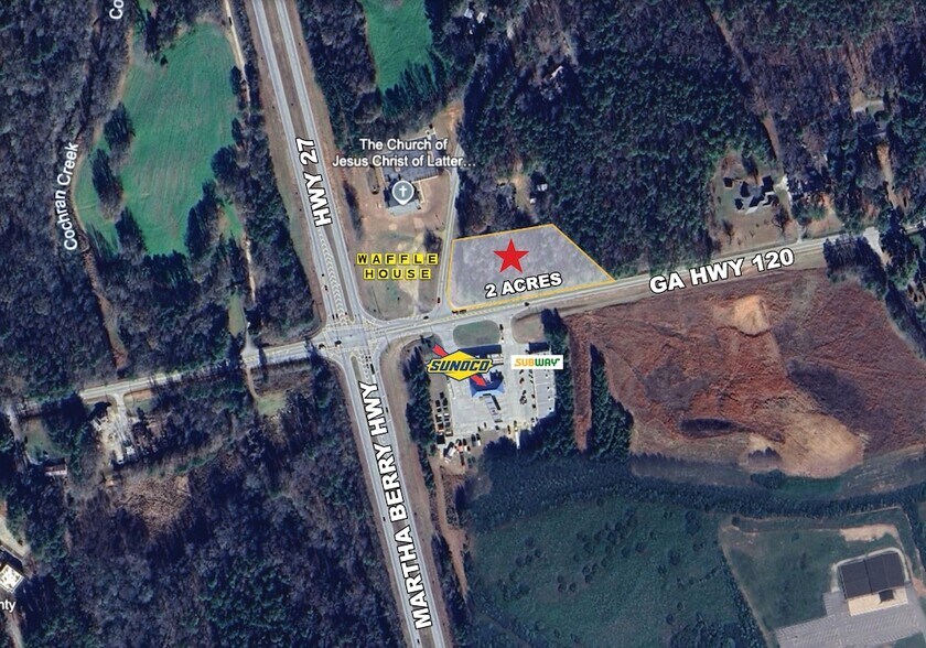 0 GA 120 hwy, Buchanan, GA à vendre - Aérien - Image 2 de 4