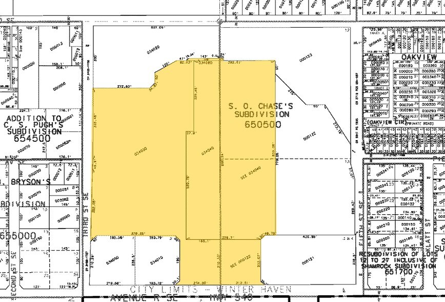 305-399 Cypress Gardens Blvd, Winter Haven, FL à louer - Plan cadastral - Image 3 de 18